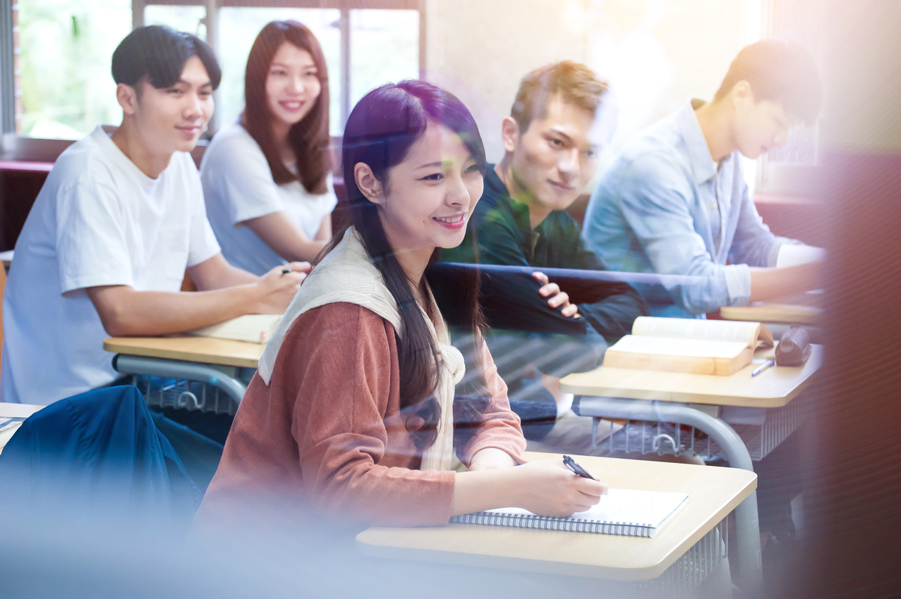 Students in classroom